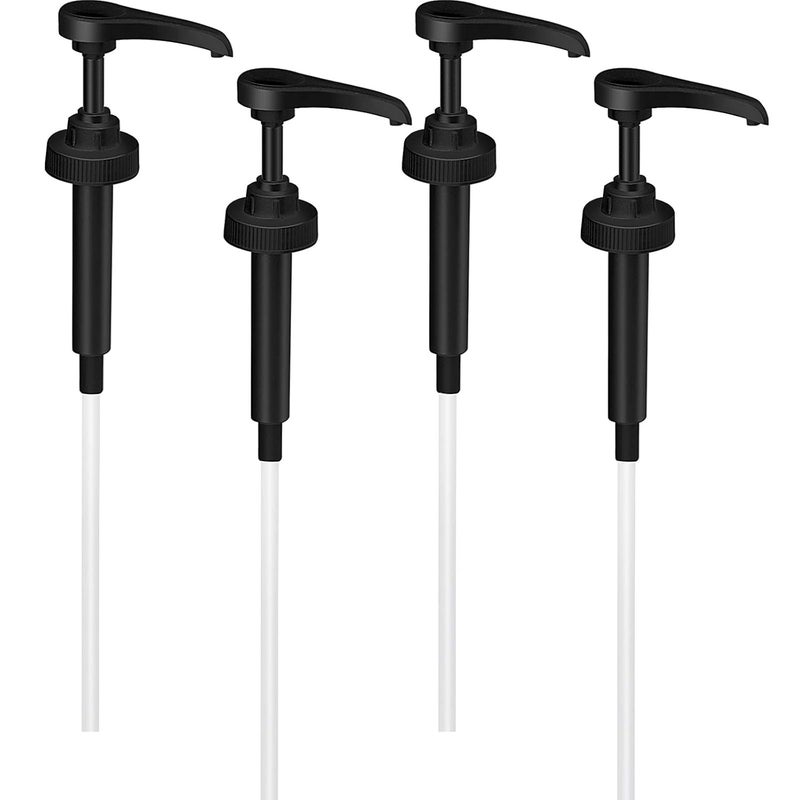 Mudder 4 Pieces Gallon Pump Dispenser (38/400) Fit Most 1 Gallon Jug and Containers Bpa-Free Leak Proof Pump Lid Top Replacement for Household and Commercial Use - Image 1